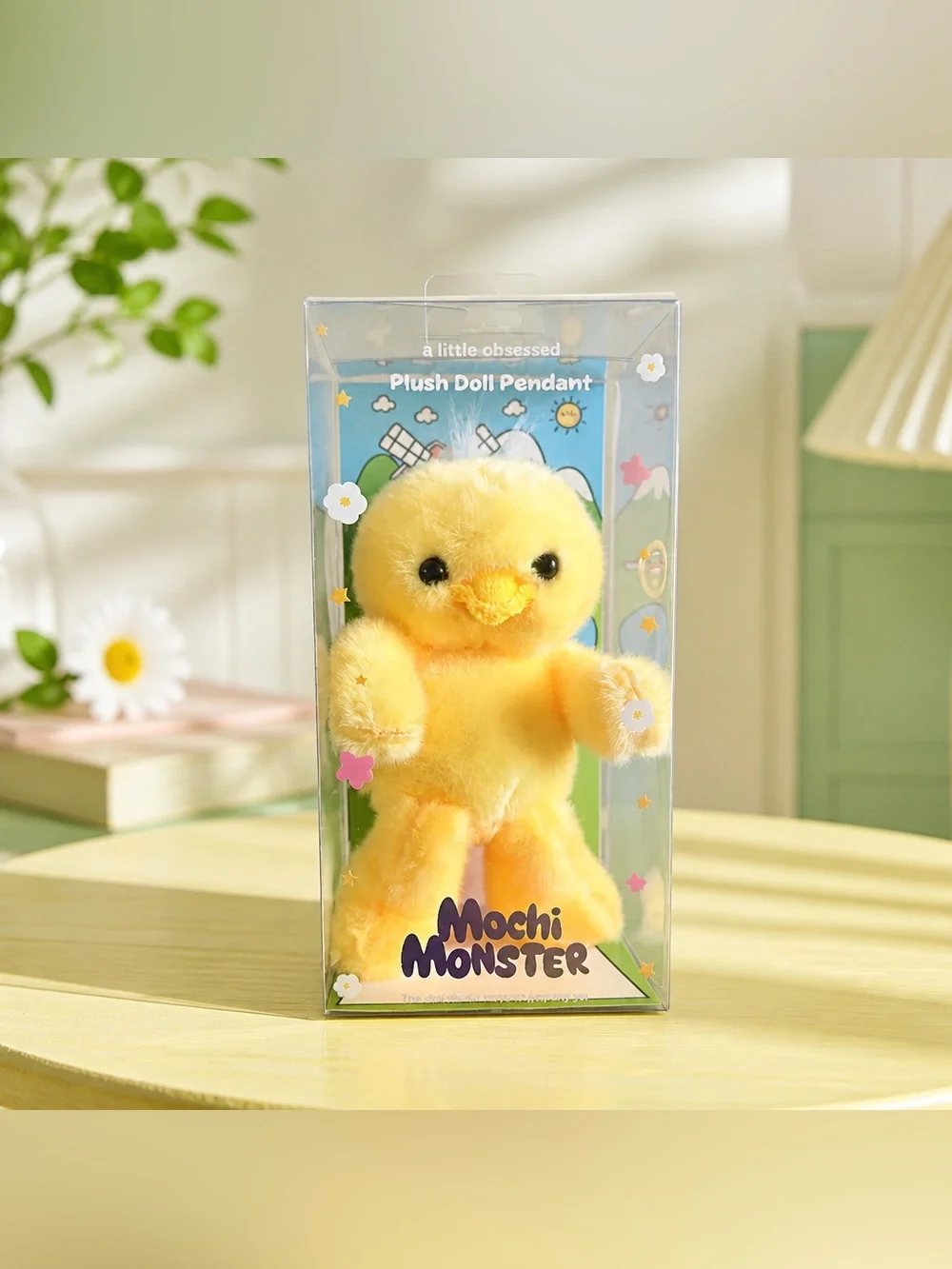 Mochi Monster Yellow Duck Plush Doll Pendant New